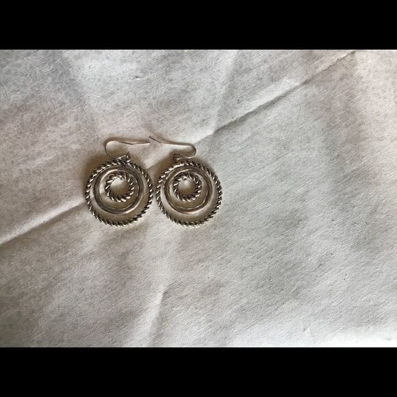$8 ea or 3/$15  Silvertone Triple Hoop Earrings - Picture 1 of 6